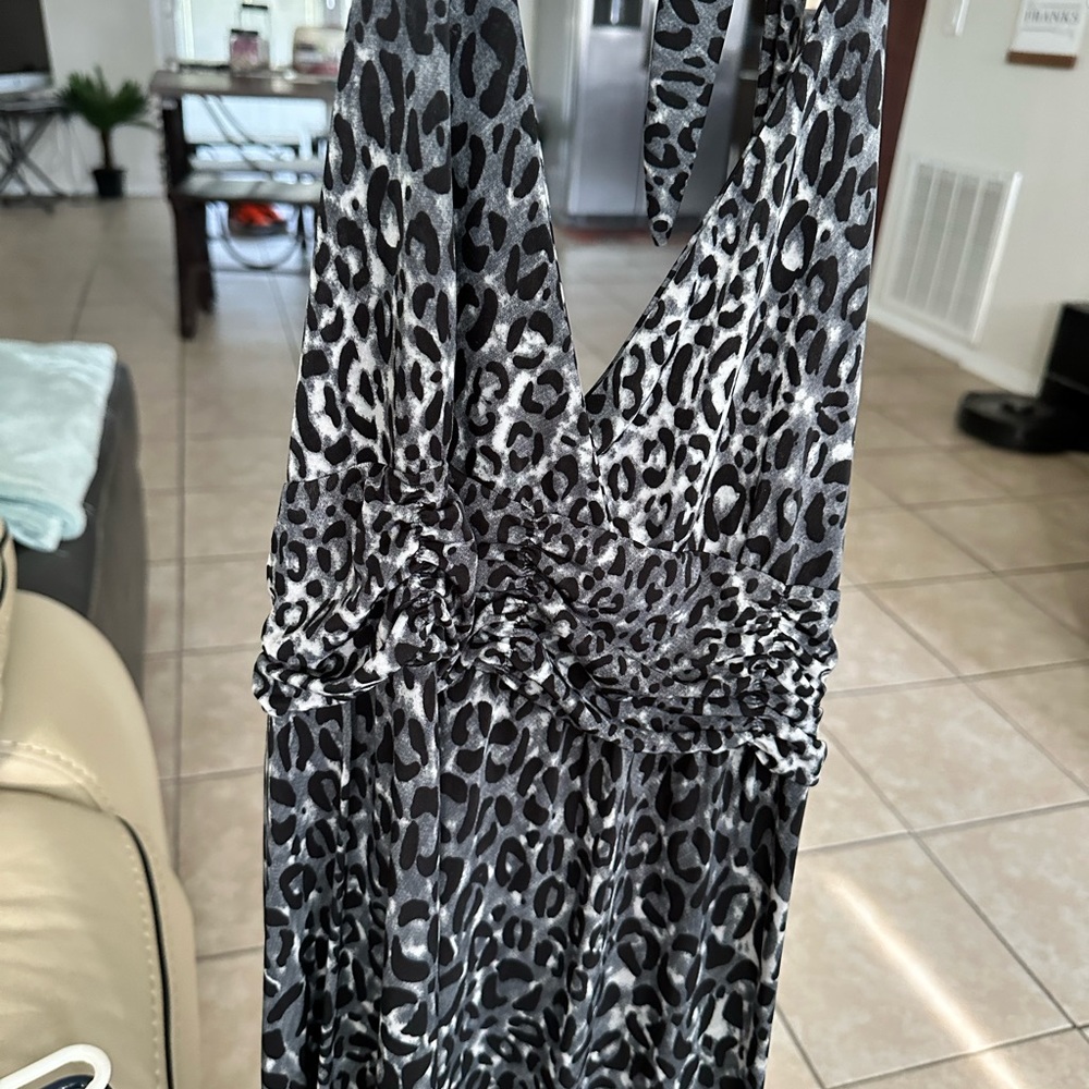 sexy backless maxi dress